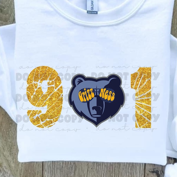 Cracked 901 grizzly face with sunglasses and glitter. PNG digital file. basketball fan. mom gift. girl sports gift. sports fan.901 tee idea