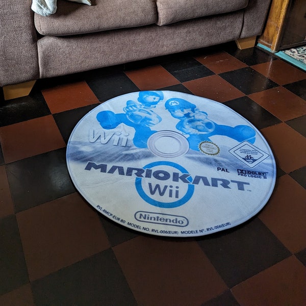 Mario Kart Wii Rug