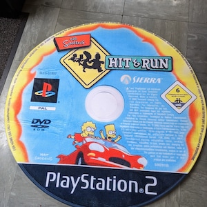 THE SIMPSONS HIT & RUN Sur Sony PlayStation 2 (PS2) – Édition Platinum PAL – Jeu D'Action – Testé Et Fonctionnel