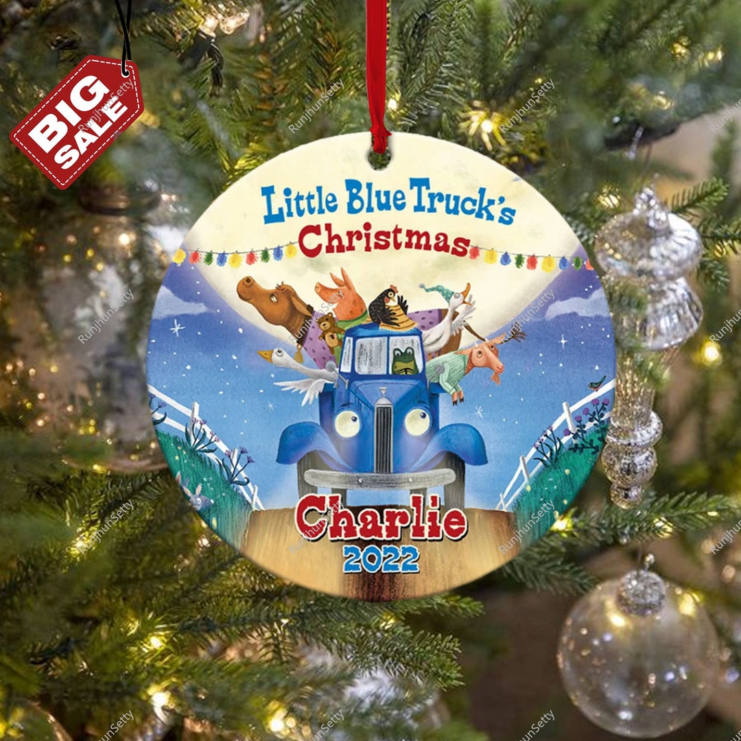 personalized-little-blue-truck-christmas-2023-ornament-etsy