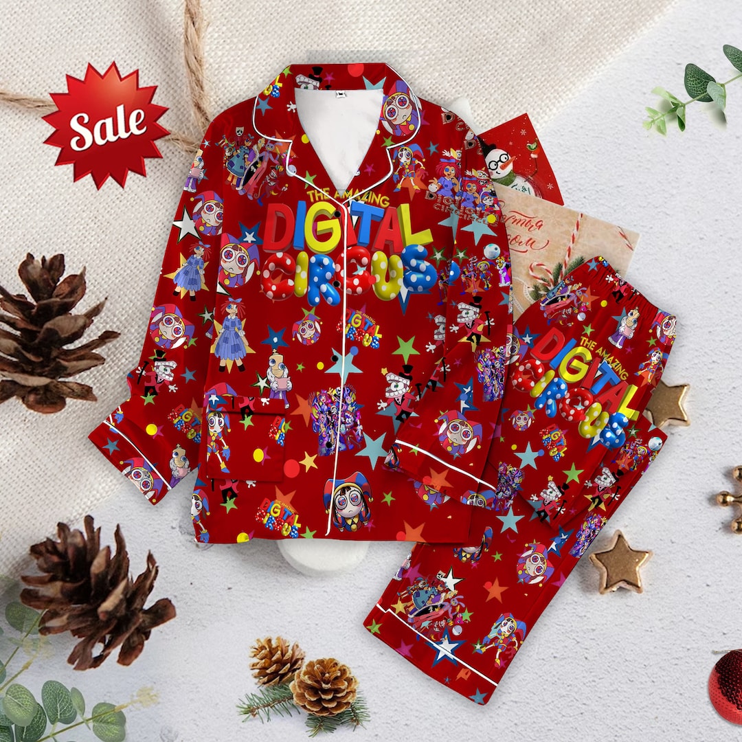 Amazing Digital Circus Pajamas Set Amazing Circus Women - Etsy UK