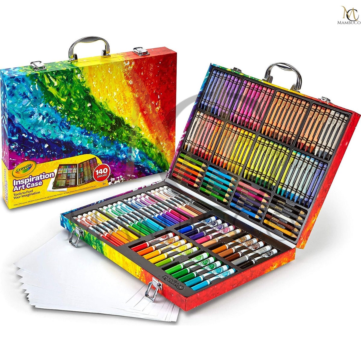 Crayola Inspiration Art Case Coloring Set - Pink (140ct), Art Set For Kids,  Kids Drawing Kit, Art Supplies, Gift for Girls & Boys [ Exclusive]