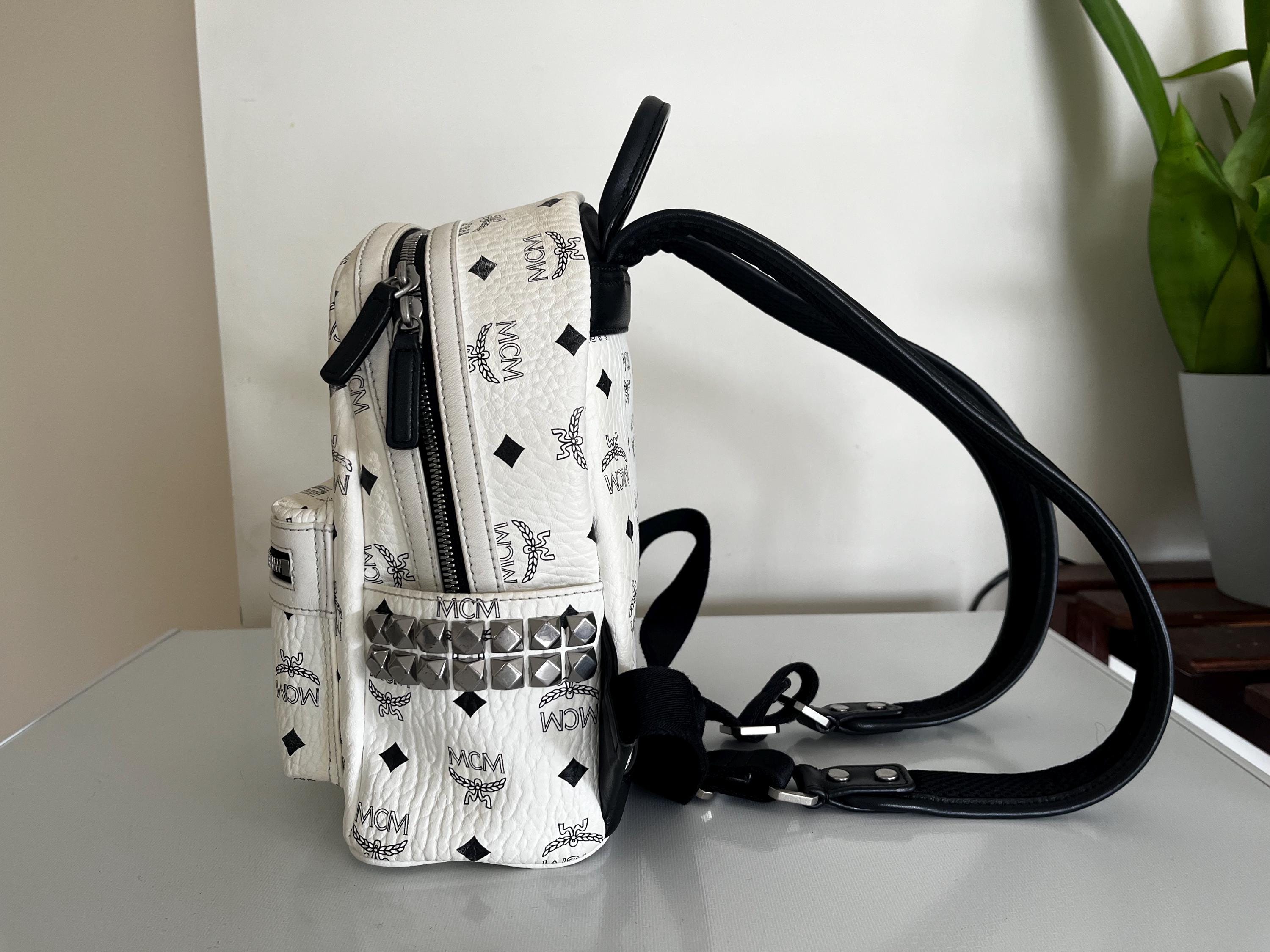 Mcm Duke Visetos Visetos Back Pack Mcm Authentic MCM Stark