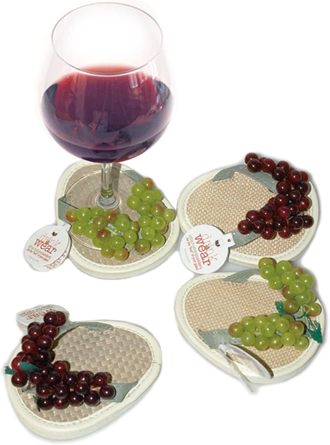 4piece Crush Flip Flop Coasters for Wine Beer and Cocktail Etsy