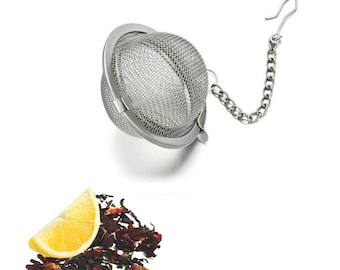 Infuseur à thé en boules d'acier inoxydable, infuseur à tisane en feuilles mobiles, prêt à être expédié