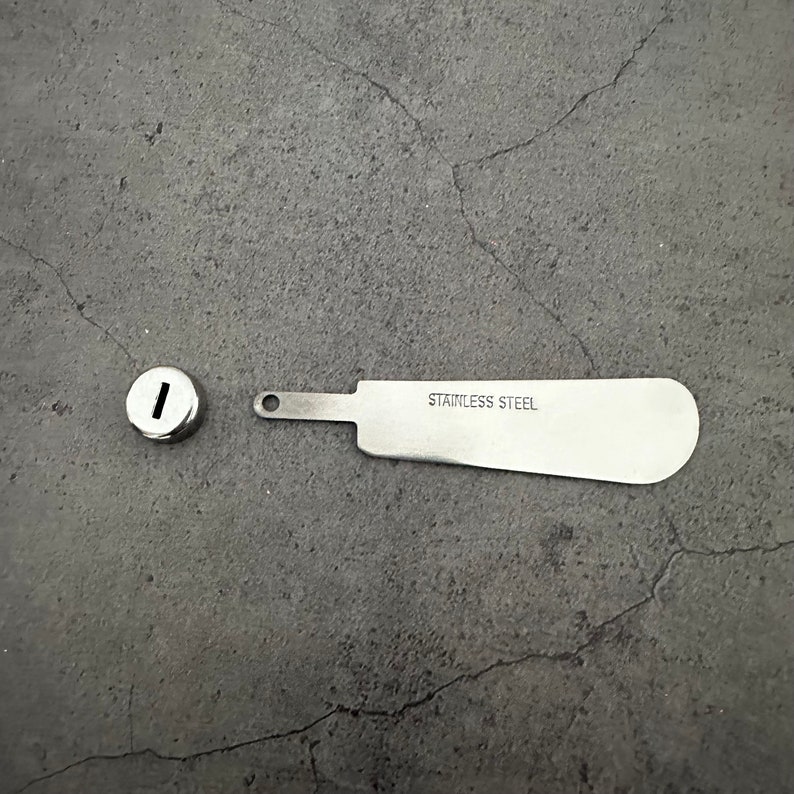 12pcs Stainless Steel Blade With Ring for DIY Cheese Spreaders, Wine