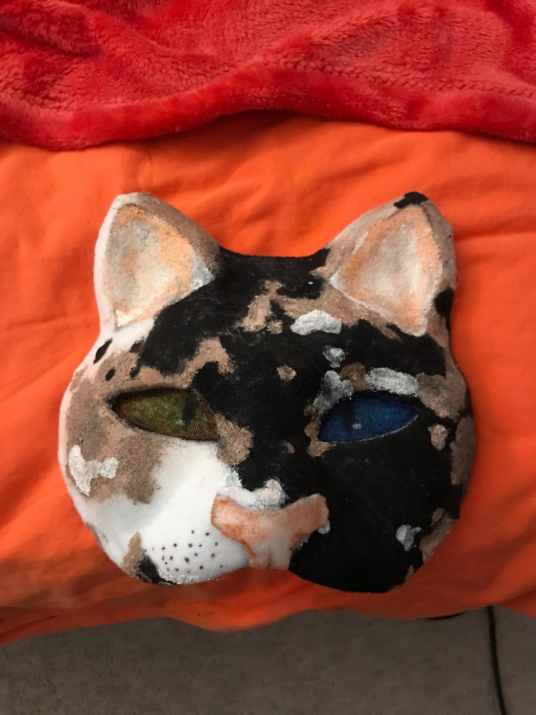Calico Cat Mask - Etsy