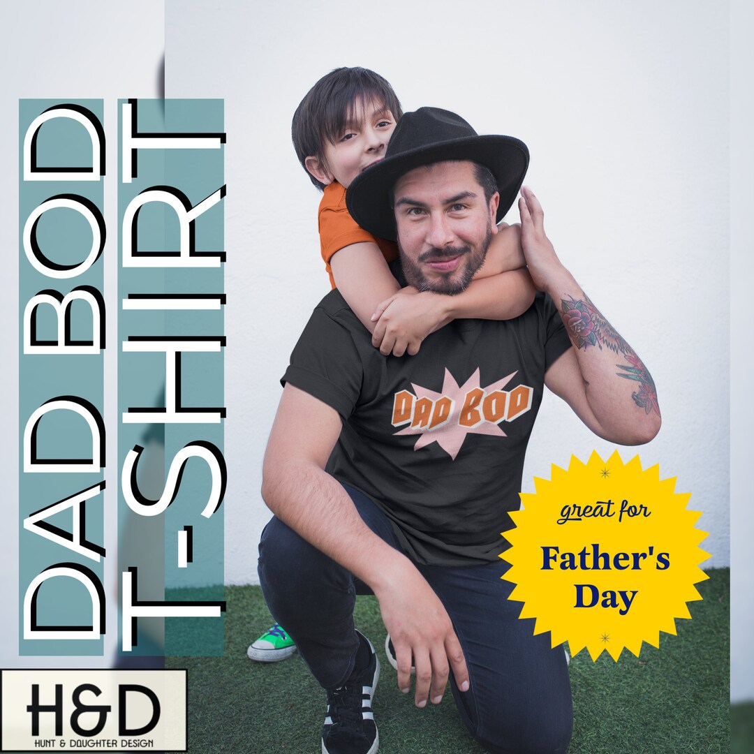 Dad Bod T Shirt for Dads That Earned It Etsy