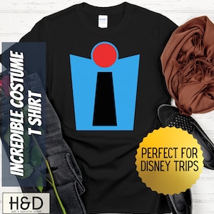 Incredible Super Hero Costume T Shirt Perfect for Disney Halloween Parties