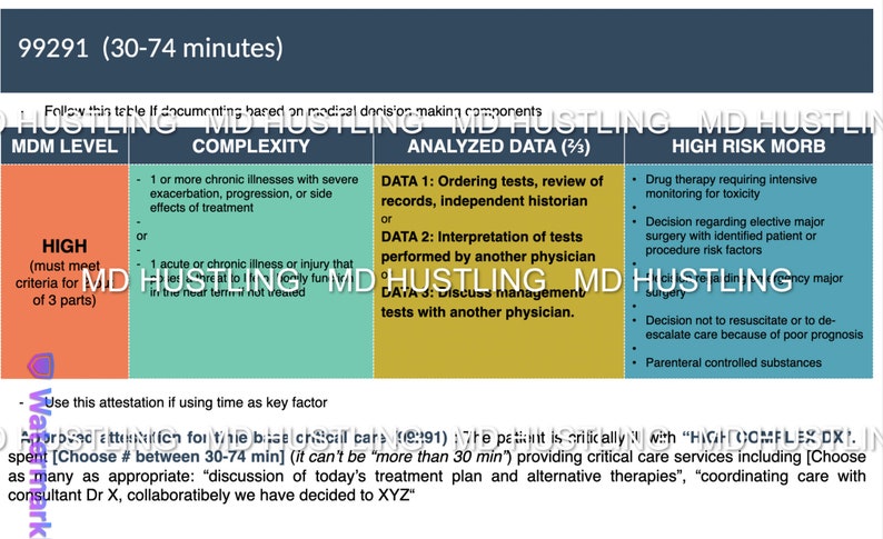 HOSPITALIST Inpatient E/M Services DIGITAL PDF Cards for 2023 99222 ...
