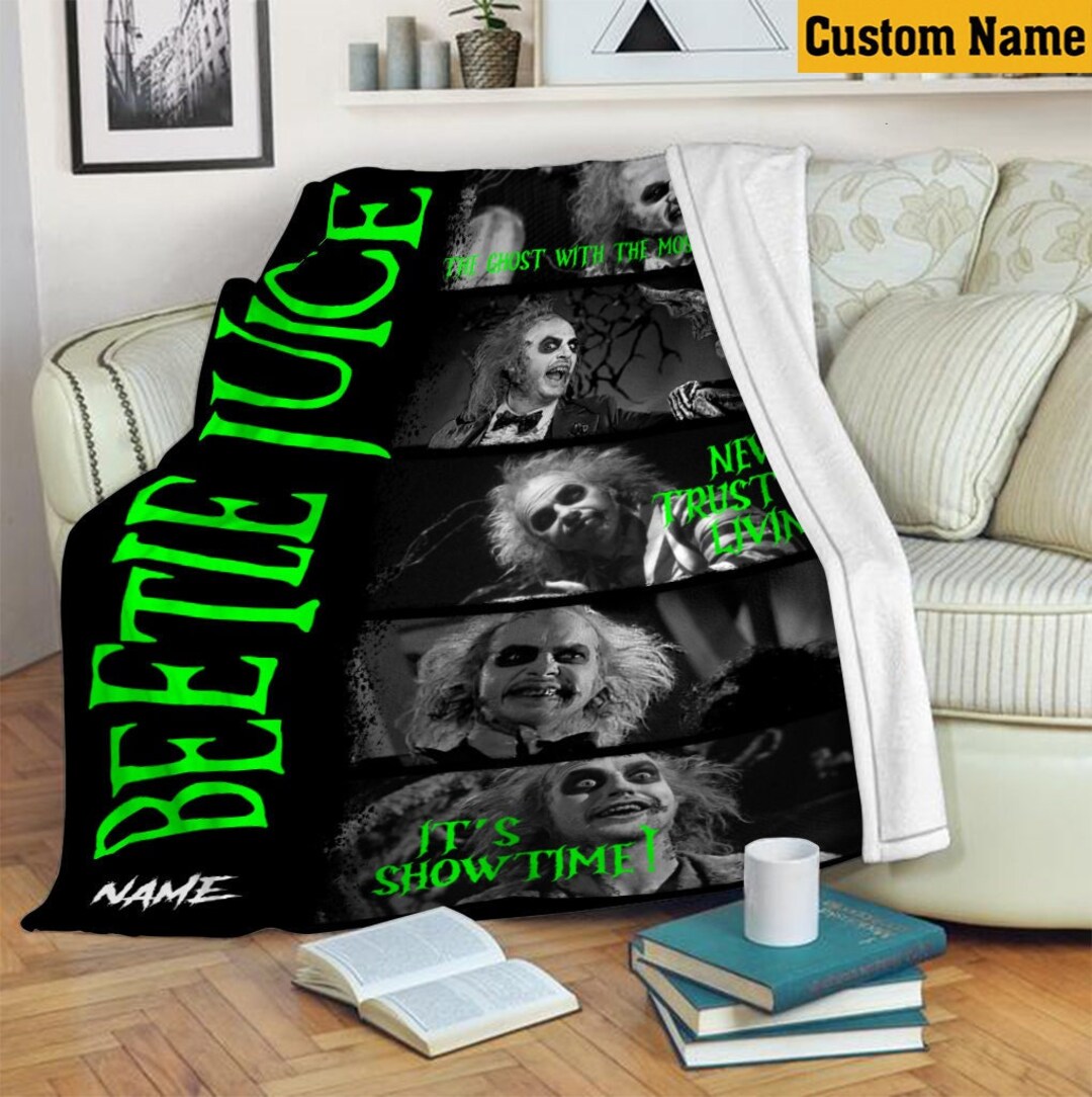 Beetlejuice Blanket the Killers Fleece Mink Sherpa Blanket Etsy