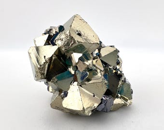 Octahedral Pyrite and Galena Cluster (Huanzala, Peru) - 29g