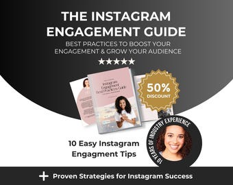 Instagram Engagement Guide, Social Media Engagement Tips Instagram Growth Strategy For Small Business Social Media Guide, Digital Marketing