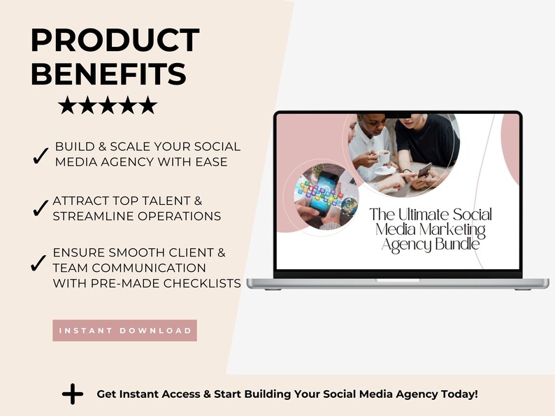 Benefits: Helps freelancers and small business owners transition into running a successful social media agency.