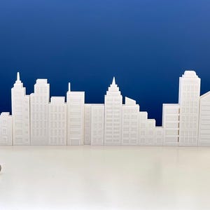 Meilleur ensemble paysage urbain : 15 bâtiments miniatures imprimés en 3D dans divers styles architecturaux : décoration, jouets, cadeau, éducation