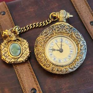 Very beautiful mechanical alarm clock from the luxury brand Lancel Paris. Alarm clock, pendulum. vintage clock, mechanical clock, mechanical alarm clock.