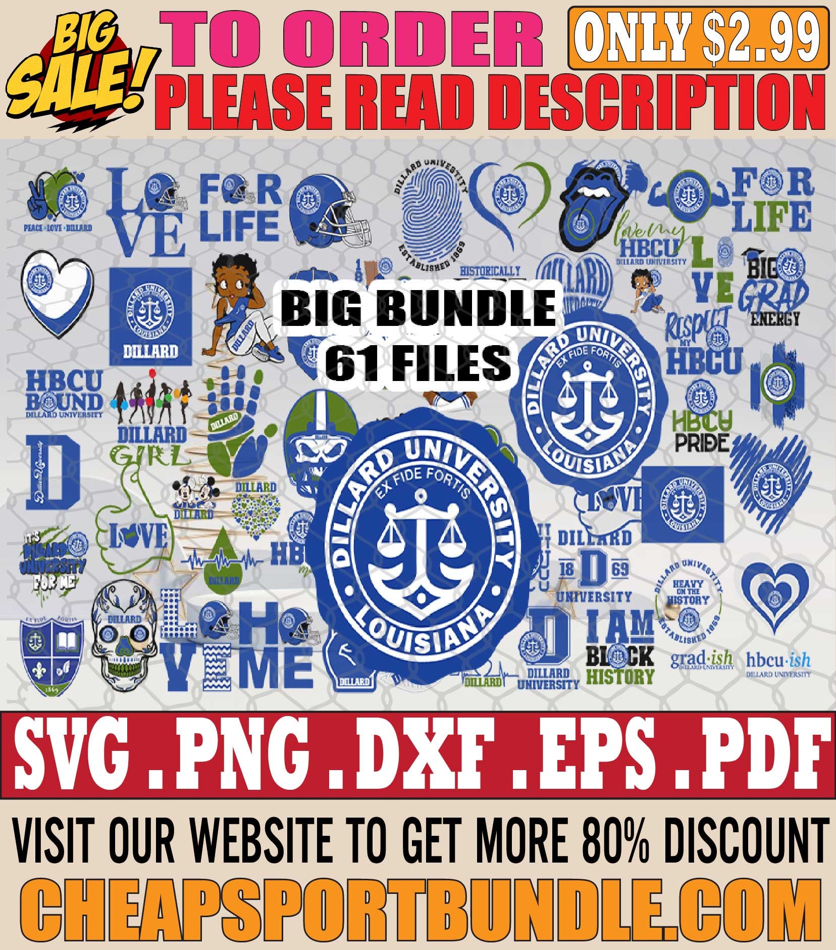 Dillard University Svg HBCU Svg Collections HBCU Svg Etsy