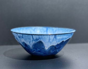 Handmade Ceramic Bowls | Australian Made | Ready to Ship | Black Clay, Indigo Play - Eat in Style Every Day