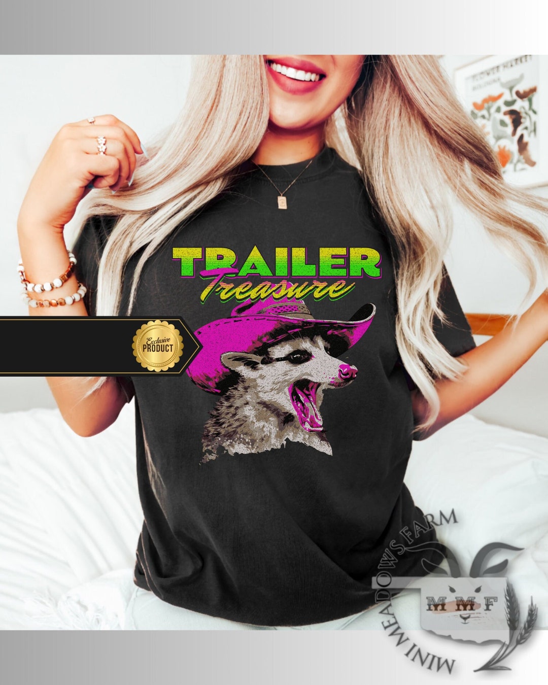 Opossum Shirt, Possum T Shirt, Comfort Colors®, Trailer Treasure ...