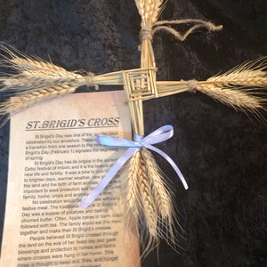 Imbolc St Brigid's Cross Wheat