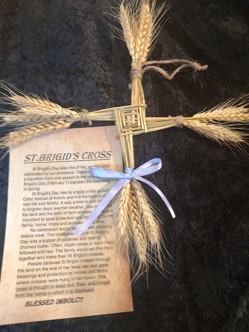 Imbolc St Brigid's Cross Wheat