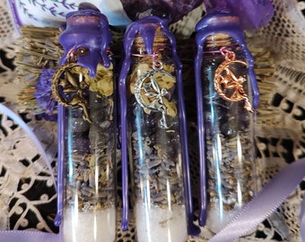 Witch Bottle, Mini, Intention bottle, Altar Decor