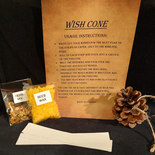Yule Wish Cone Kit