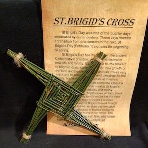 Imbolc St Brigid's Cross Rushes