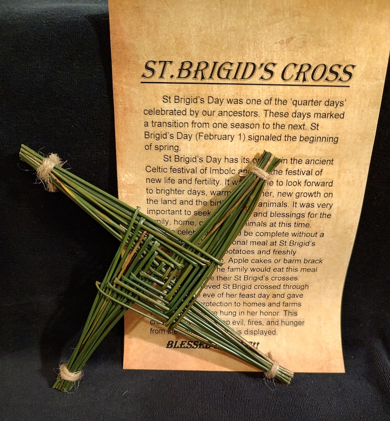 Imbolc St Brigid's Cross Rushes