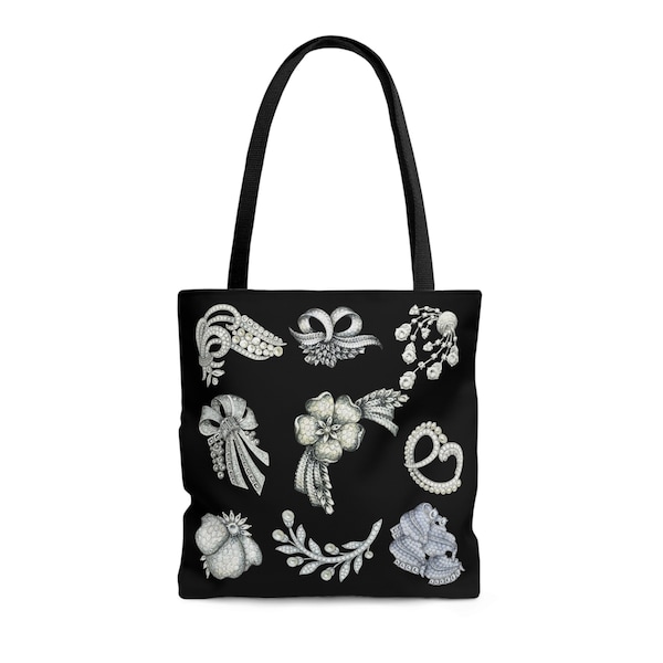 Jewelry Tote Bag Elegant Tote Bag Boho Chic Tote Bag Shopping Tote Bag Gift for Jewelry Lover Fun Tote Bag Tote Bag for Traveling