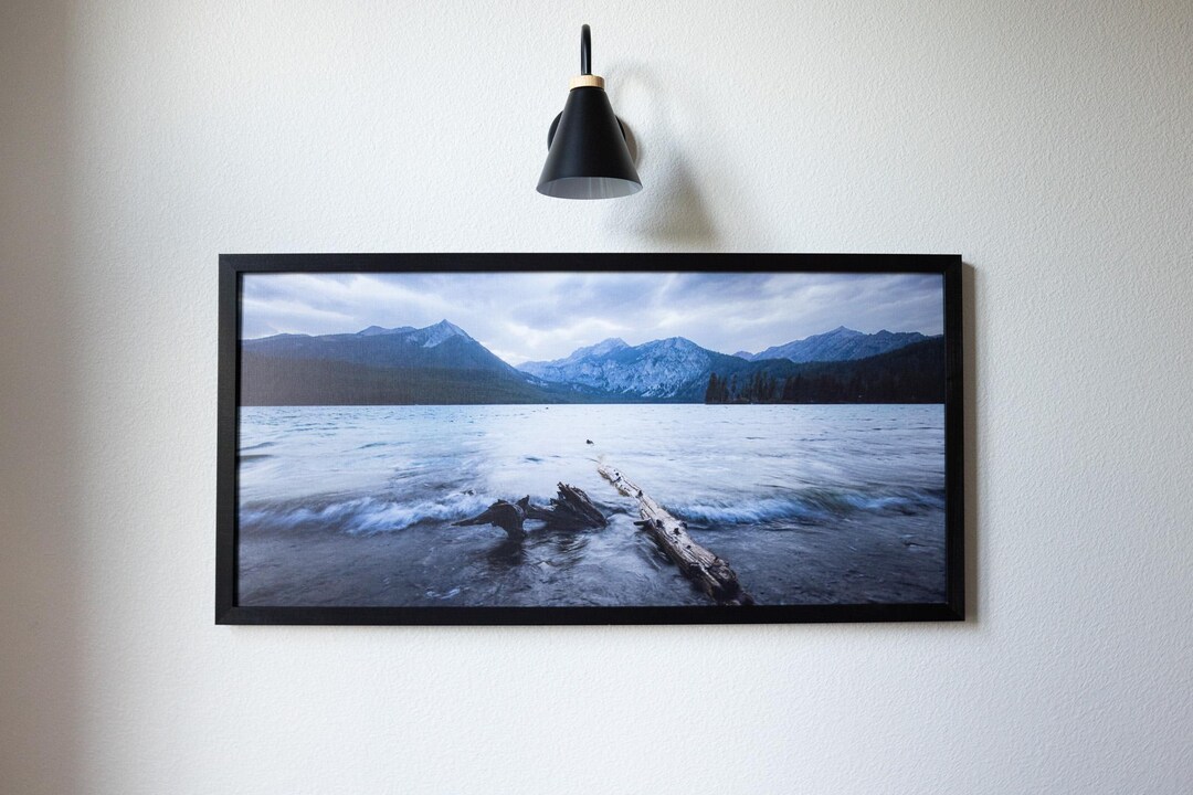 Idaho Landscape Canvas Art: Alturas Lake Photography, Wood Frame - Etsy