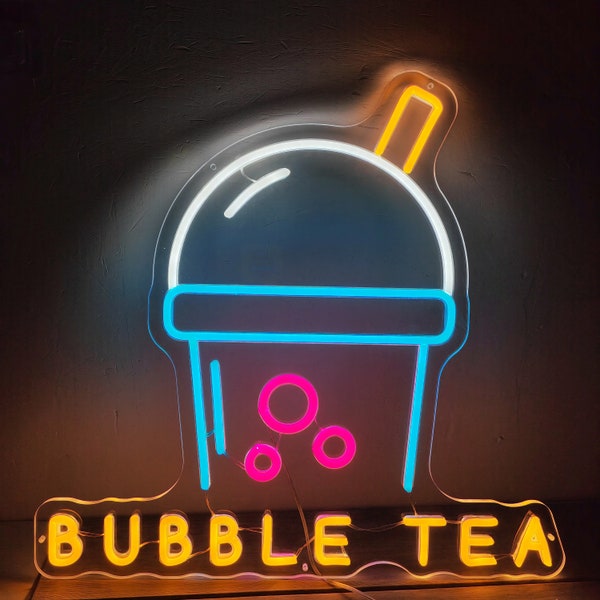 Boba Shop Neon Light - Etsy