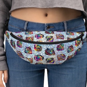 Cosmic Kitty Cat Fanny Pack