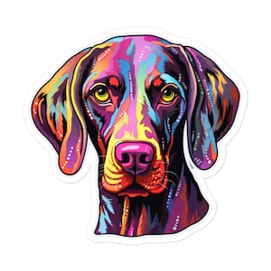 Cosmic Pointer Sticker Short Hair Pointer Hunting Dog