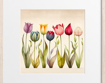 Tulpen schilderen