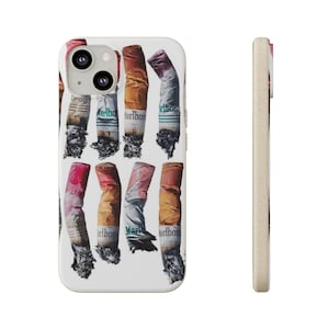 Marlboro Cigarette Art Print Biodegradable iPhone Cases