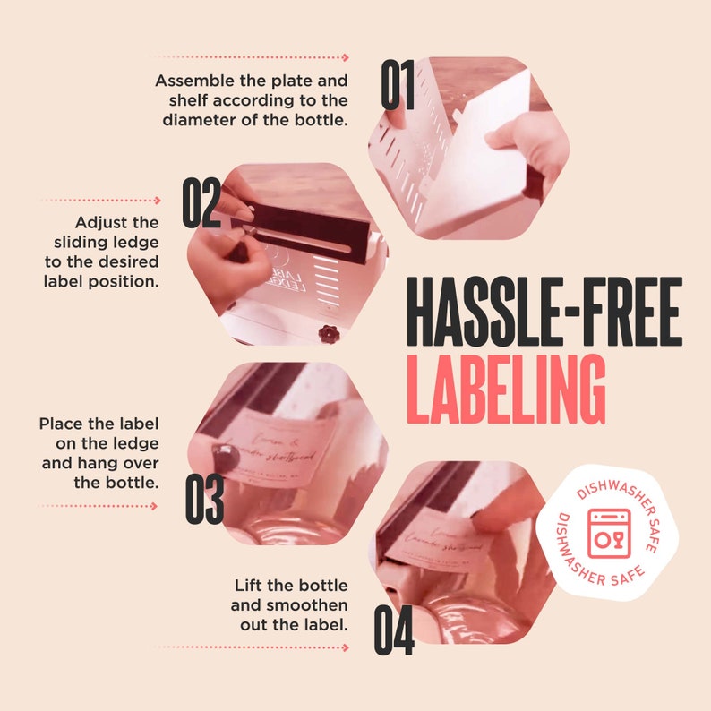 Label Ledge: Precision Label Applicator for Bottles, Jars, and Cans - Etsy