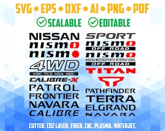 Nissan Patrol Vector-logopakket (svg, eps, dxf, ai, png, pdf)