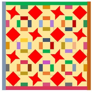 Pure Joy - PDF quilt pattern for beginners
