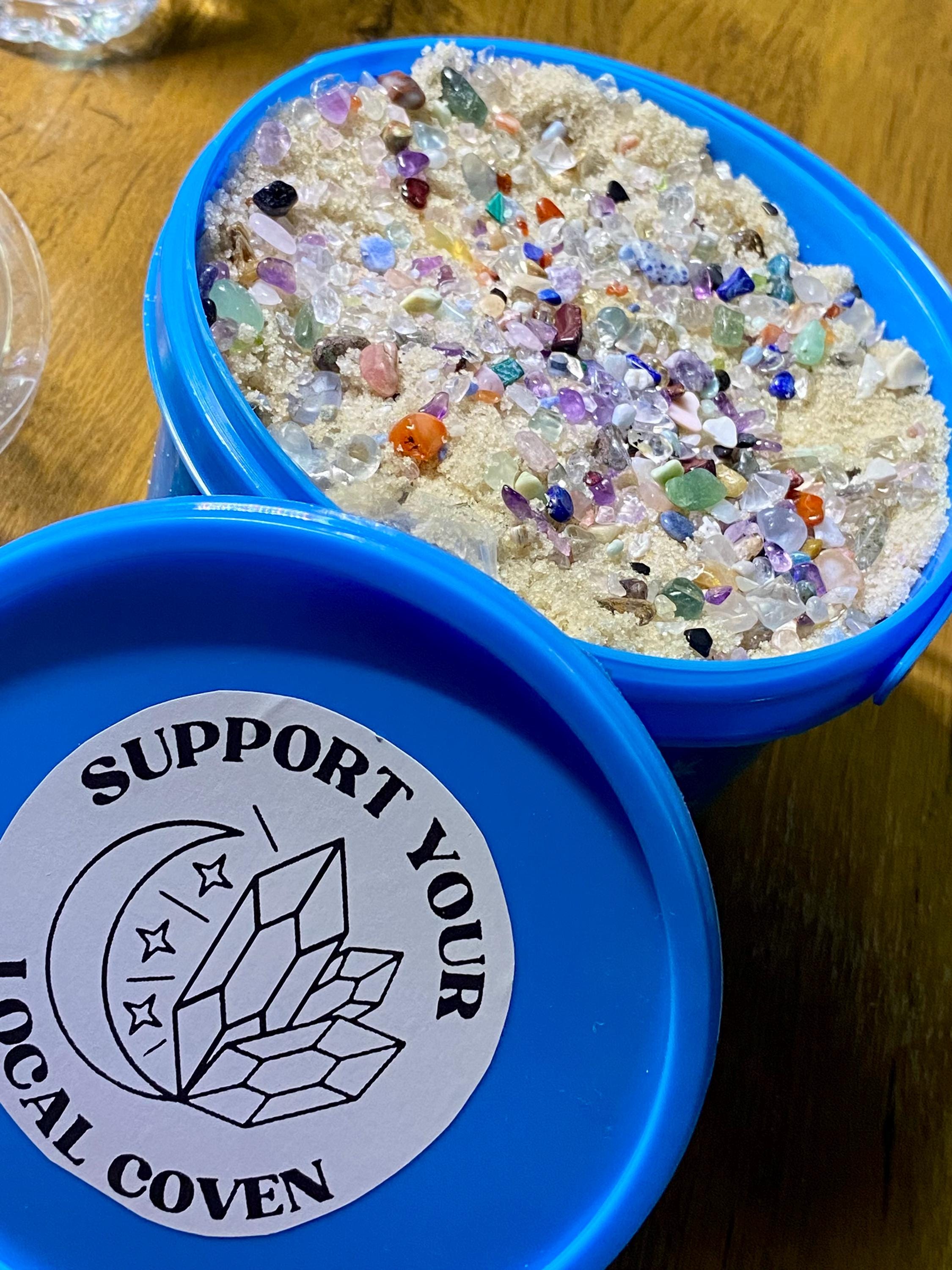 2.5lb Crystal Dig Bucket - Raw Stone Kids Crystal Kit - Mystery Crystals Christmas Gift