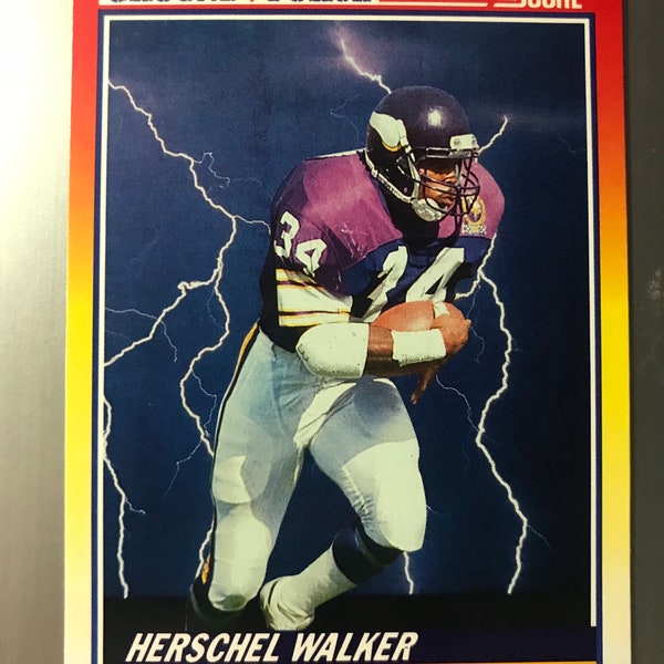 1990 Score #561 Herschel Walker Ground Force Minnesota Vikings