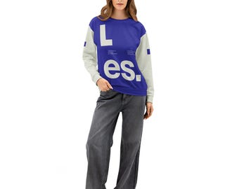 Die Dialektische Rundhals | Order vs Chaos Sweatshirt | Minimalistischer Grafik Pullover | Schweizer Stil typografisches Kleid | Introvert Kleidung