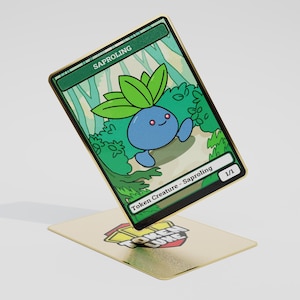MTG x Pokémon Ficha Saproling Metálica Personalizada