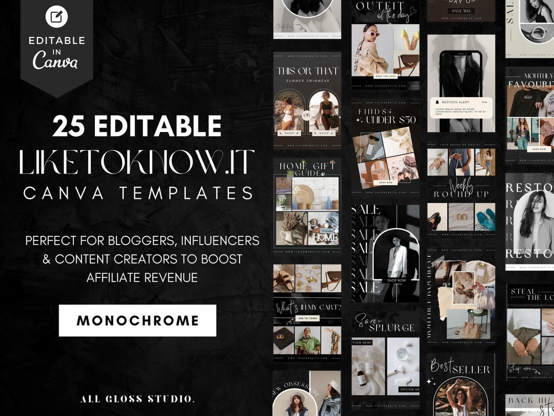 LTK Templates Canva, LTK Gift Guide, Ltk Collage Templates ...