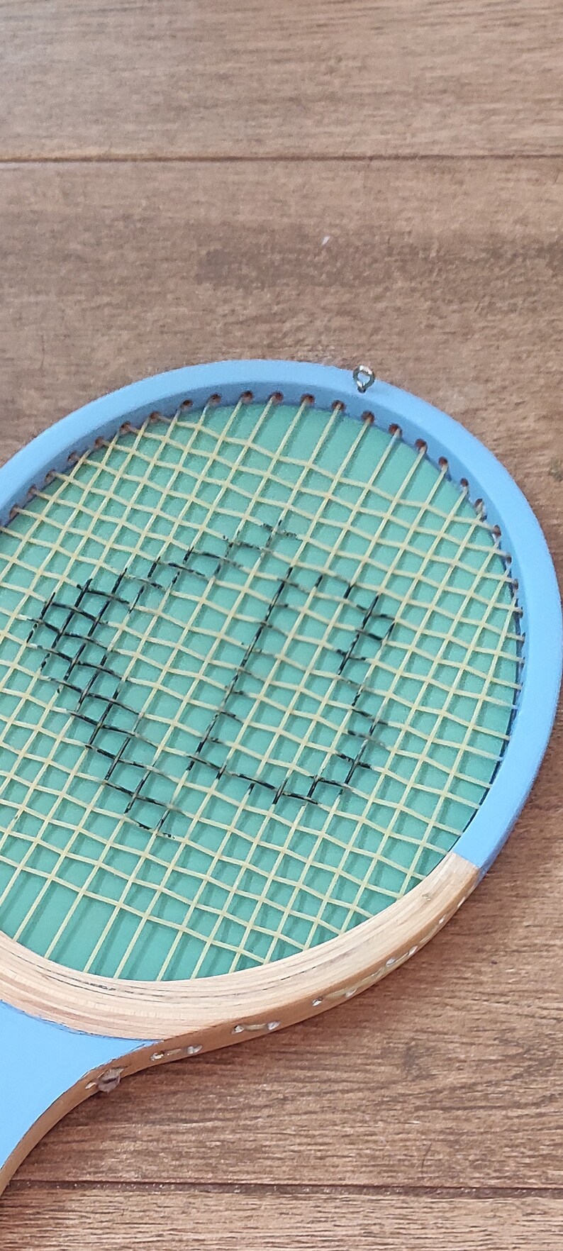 Oval Mirror in Old Wooden Tennis Racket GIFT of the Relax Pack - Etsy