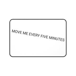 Customizable Funny Desk Mat Mouse Pad | Anti-Slip Neoprene | Three Sizes