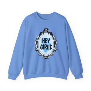 Hey Girlie Ecaf Kristen Applebees Fantasy High Freshman Sophomore Junior Year Dimension 20 Brennan Lee Mulligan Crewneck Sweater