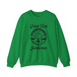 Green Teen Jamboreen Canceled Grey Teens Beverly Toegold Caldwell Tanner NADDPOD Dungeons and Dragons Crewneck Sweatshirt