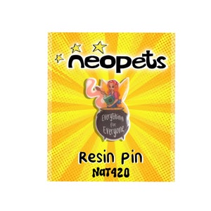 Neopets Soup Kitchen Faerie Socialist Soup Fairy Paintbrush Nostalgia 90s Kid Resin Pin