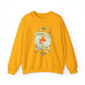 Steven Q. Fletcher The Goldfish The Adventure Zone Magnus Burnsides Mcelroy Bureau of Balance Dnd Crewneck Sweatshirt